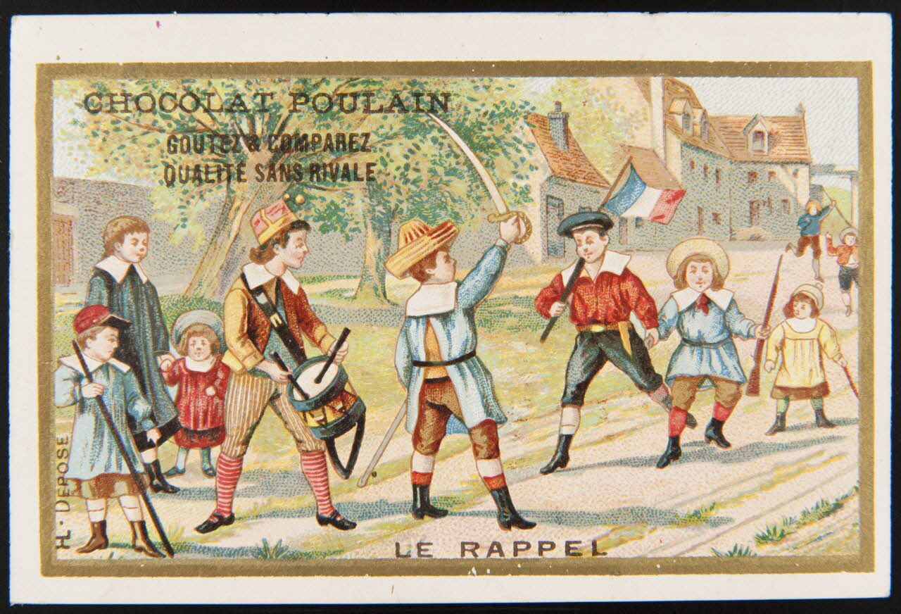 Imprimerie H. Laas carte réclame chromo Paris 1878-1905 1995.1.993.1 Photo