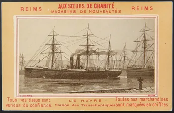 Imprimerie H. Laas carte réclame chromo Paris 1878-1905 1995.1.996.23 Photo