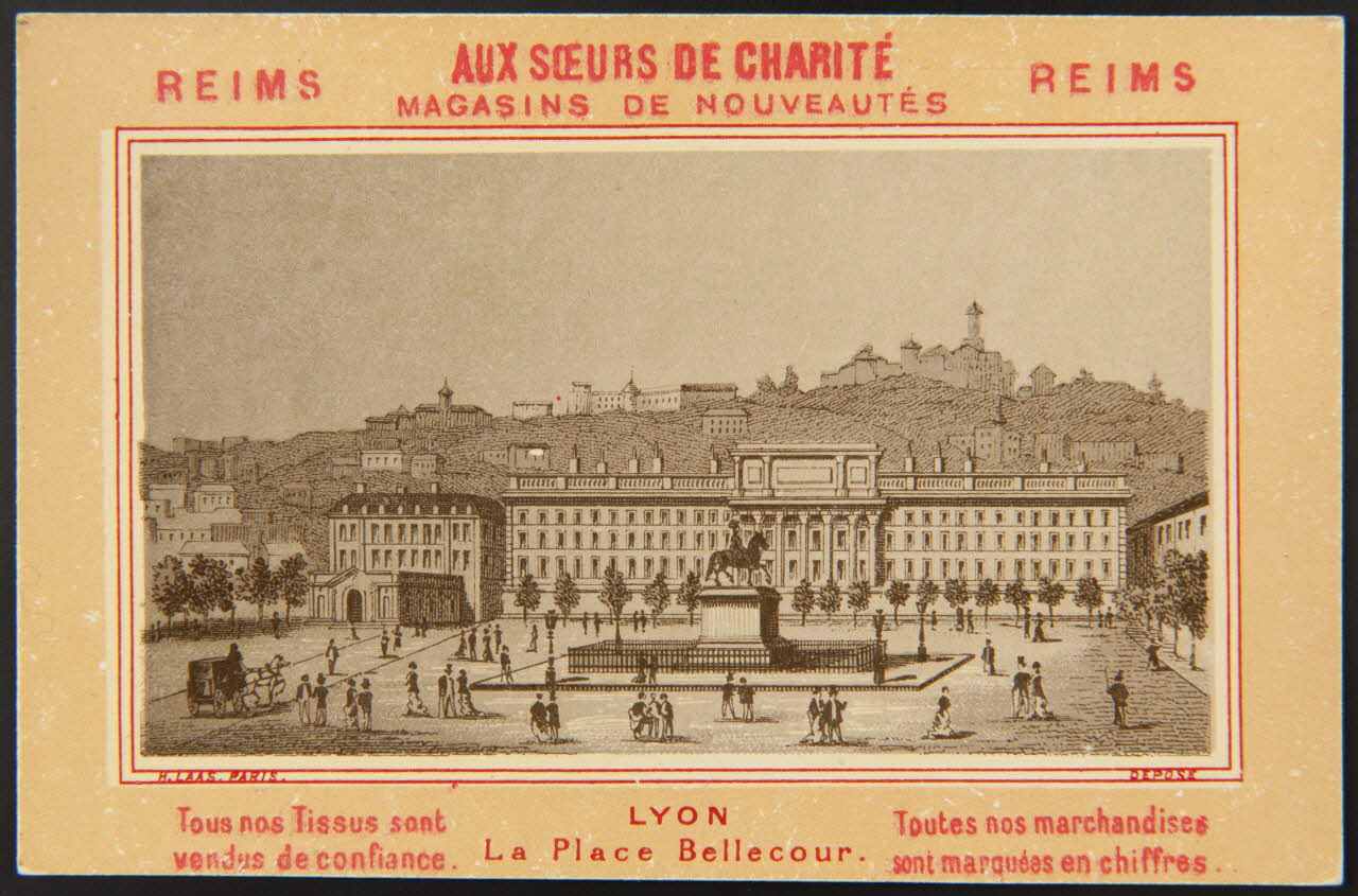 Imprimerie H. Laas carte réclame chromo Paris 1878-1905 1995.1.996.26 Photo