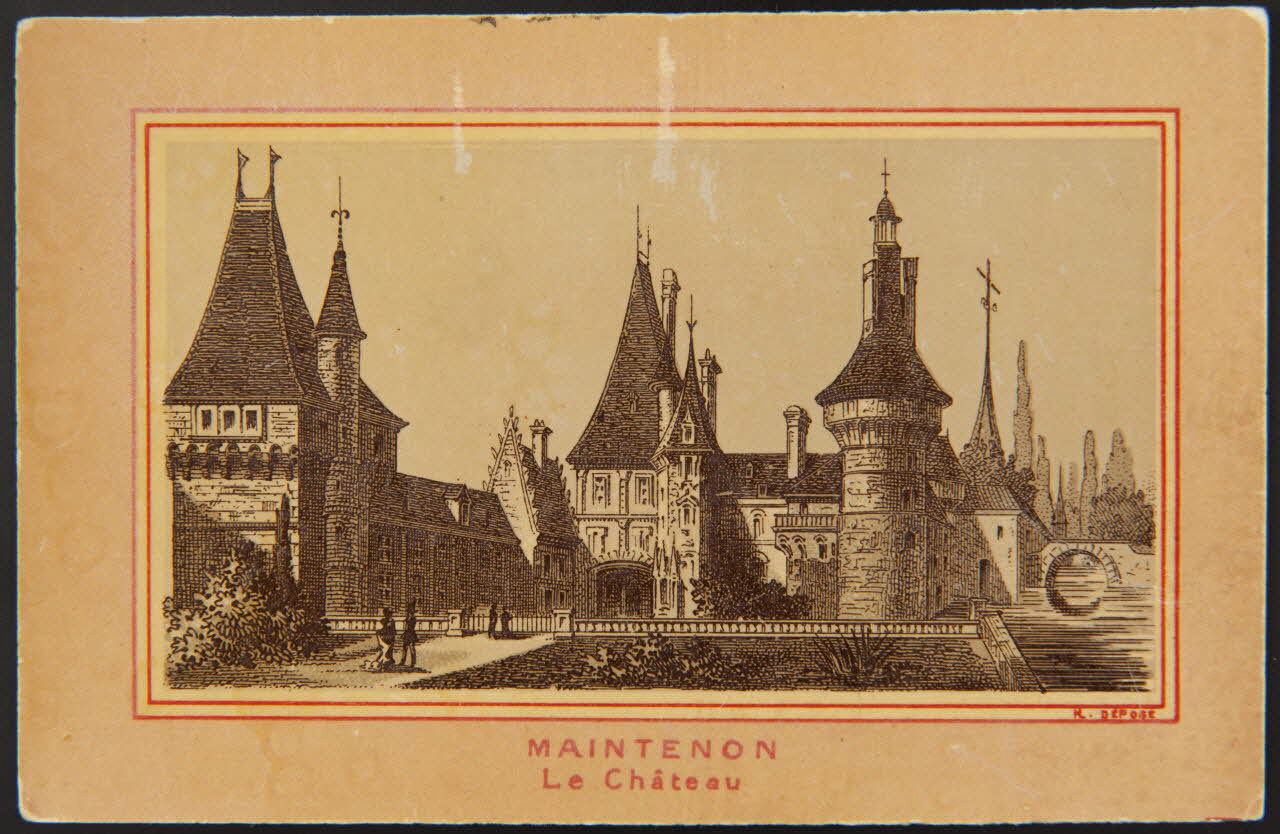 Imprimerie H. Laas carte réclame chromo Paris 1878-1905 1995.1.996.28 Photo