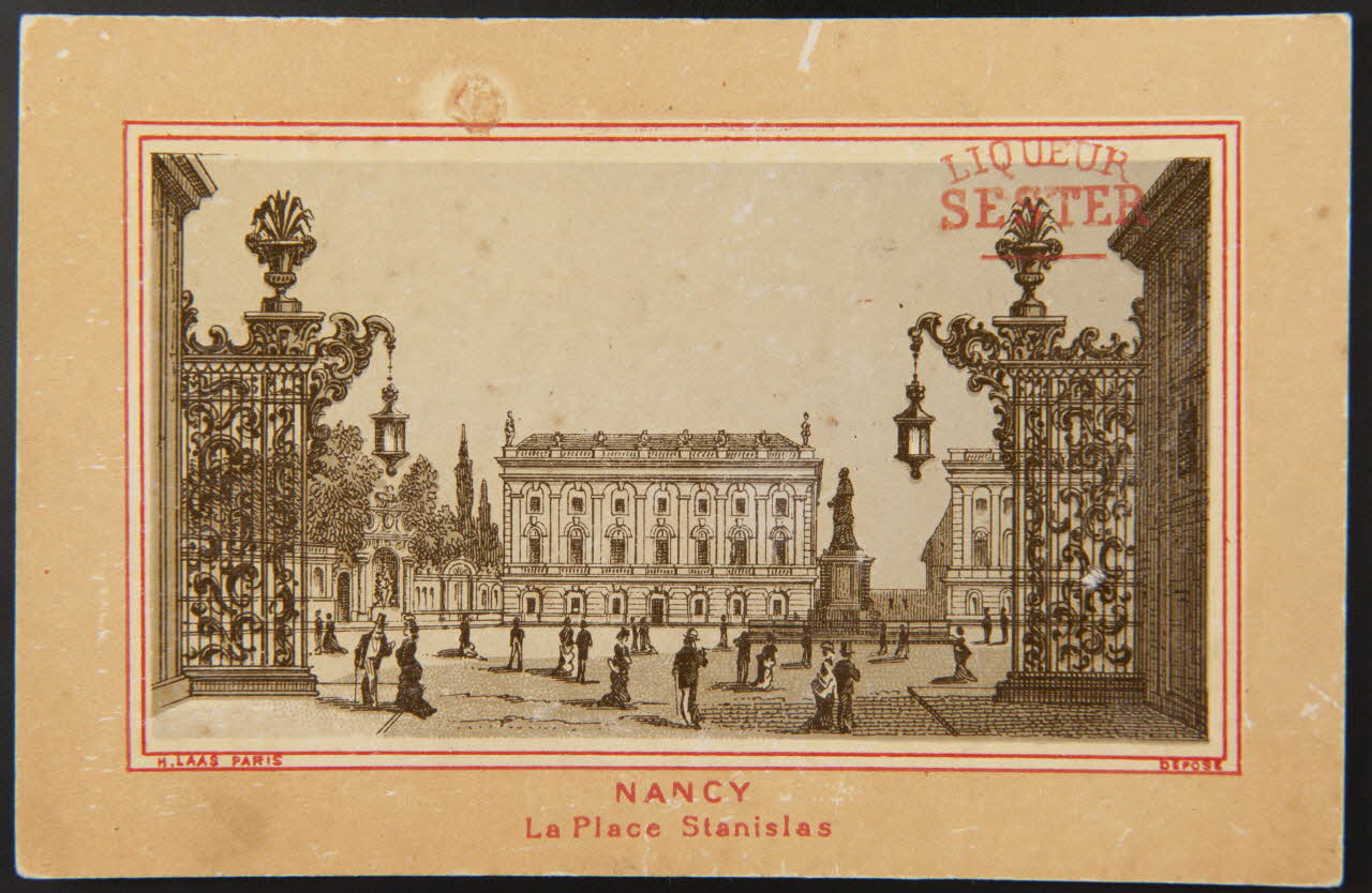 Imprimerie H. Laas carte réclame chromo Paris 1878-1905 1995.1.996.30 Photo