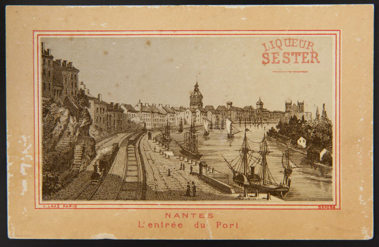 Imprimerie H. Laas carte réclame chromo Paris 1878-1905 1995.1.996.31 Photo