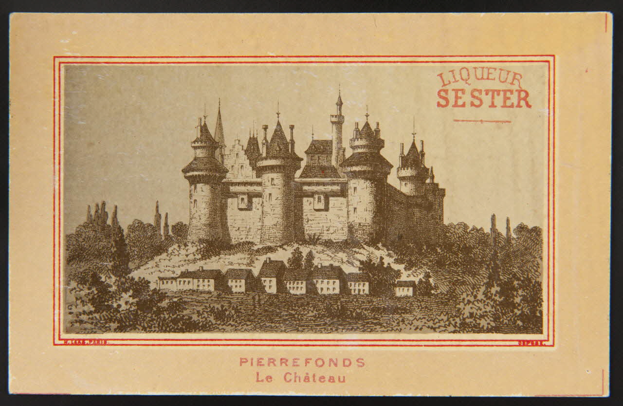 Imprimerie H. Laas carte réclame chromo Paris 1878-1905 1995.1.996.36 Photo
