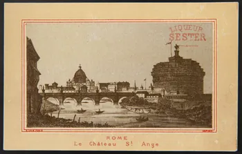 Imprimerie H. Laas carte réclame chromo Paris 1878-1905 1995.1.996.38 Photo