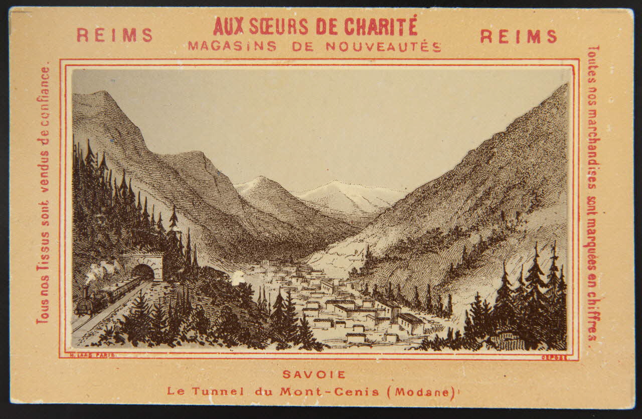 Imprimerie H. Laas carte réclame chromo Paris 1878-1905 1995.1.996.42 Photo
