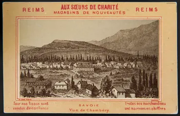 Imprimerie H. Laas carte réclame chromo Paris 1878-1905 1995.1.996.43  Photo