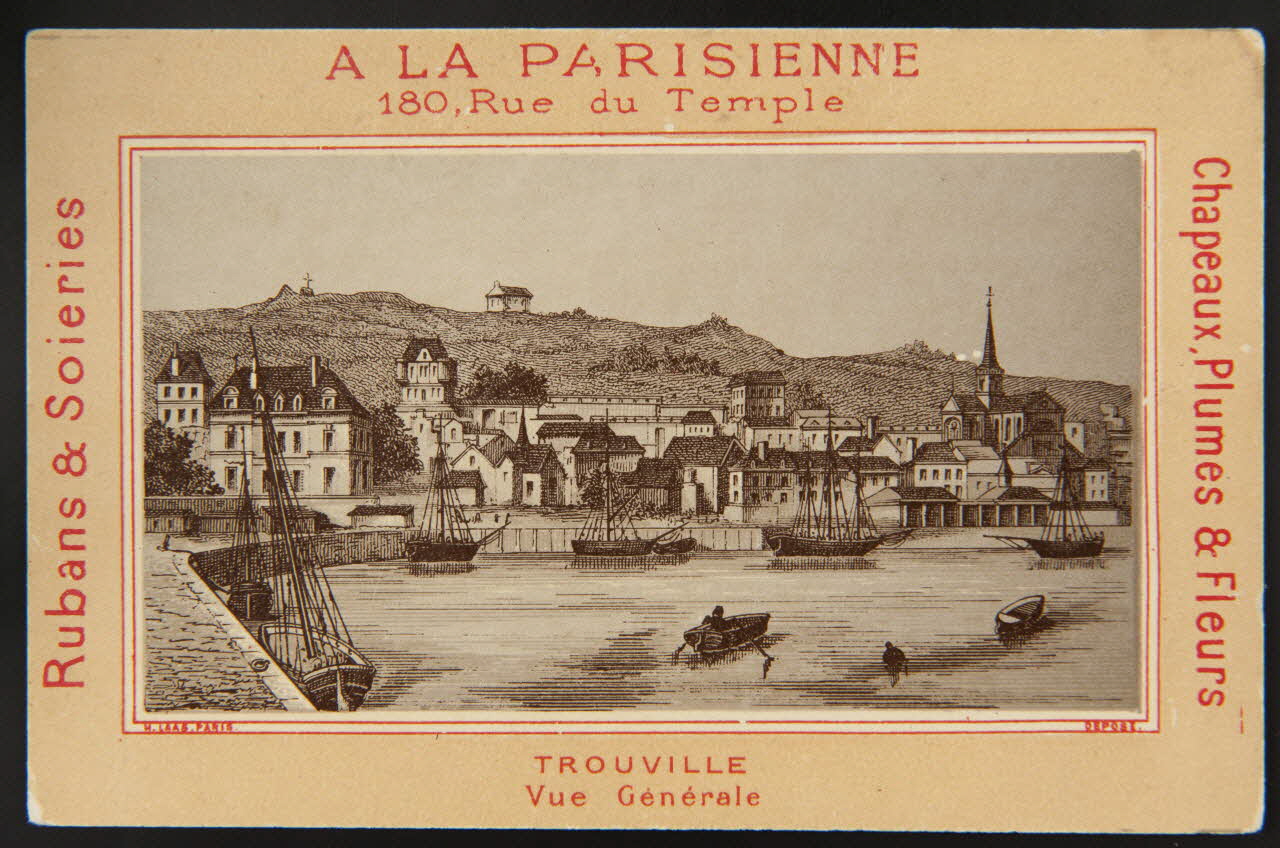 Imprimerie H. Laas carte réclame chromo Paris 1878-1905 1995.1.996.46 Photo