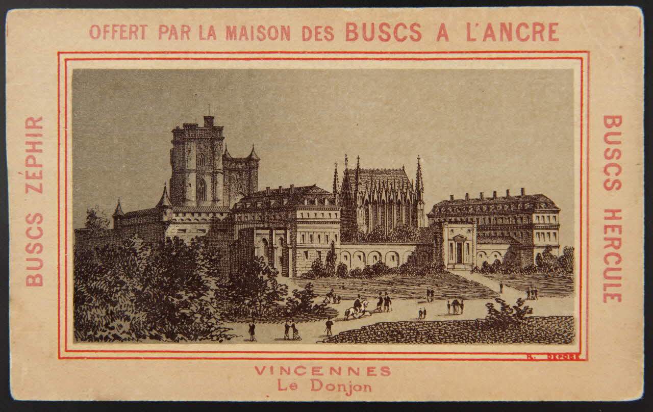 Imprimerie H. Laas carte réclame chromo Paris 1878-1905 1995.1.996.48 Photo