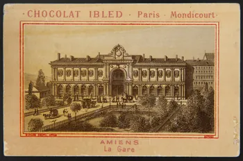 Répessé-Crépel et Cie carte réclame chromo Arras 1878-1905 1995.1.996.50 Photo