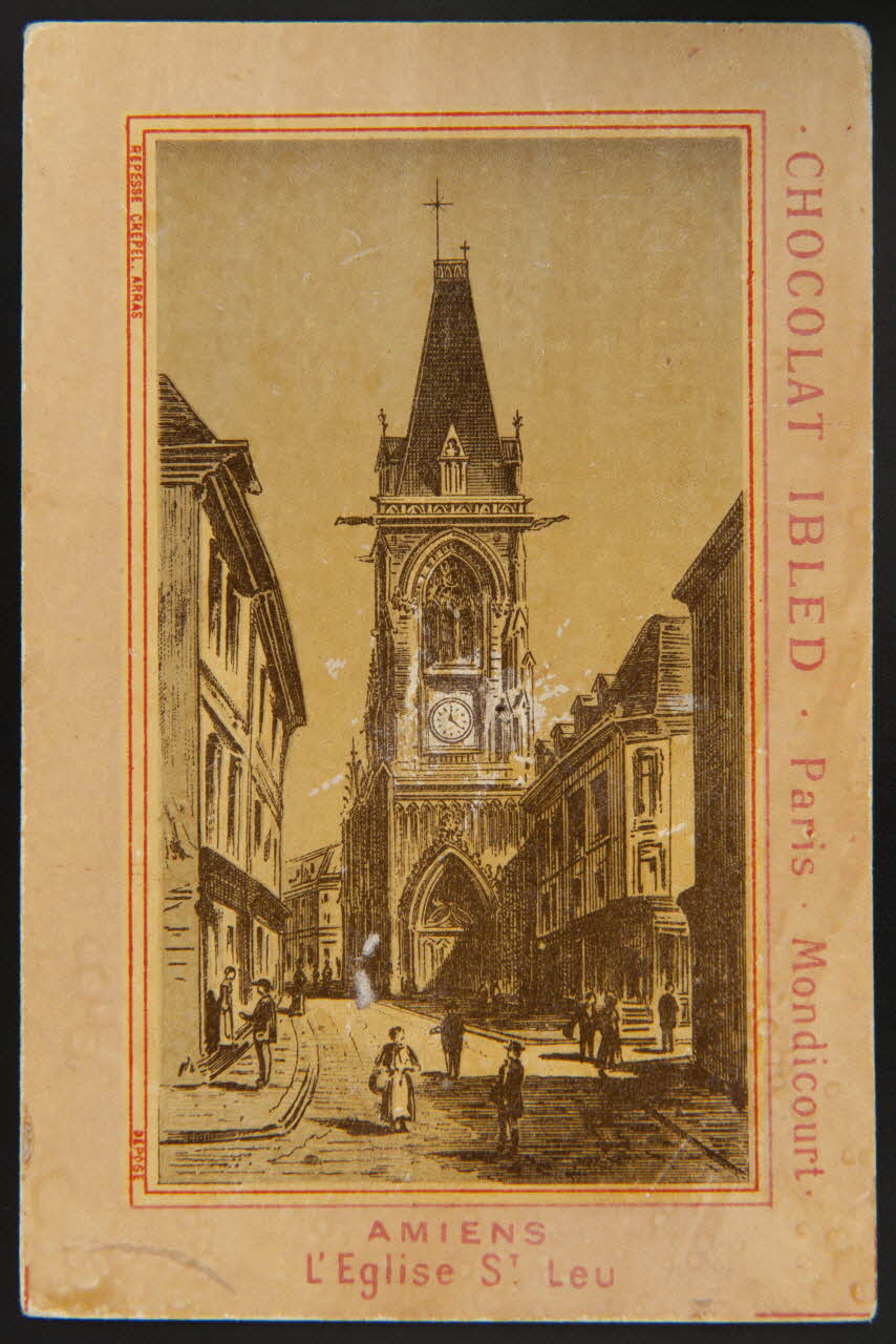 Répessé-Crépel et Cie carte réclame chromo Arras 1878-1905 1995.1.996.51 Photo