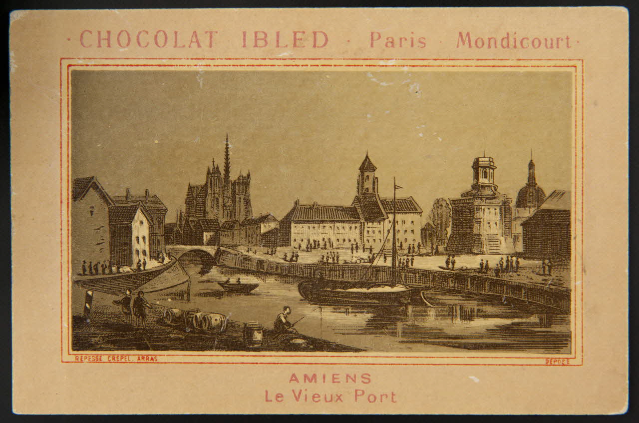 Répessé-Crépel et Cie carte réclame chromo Arras 1878-1905 1995.1.996.52 Photo