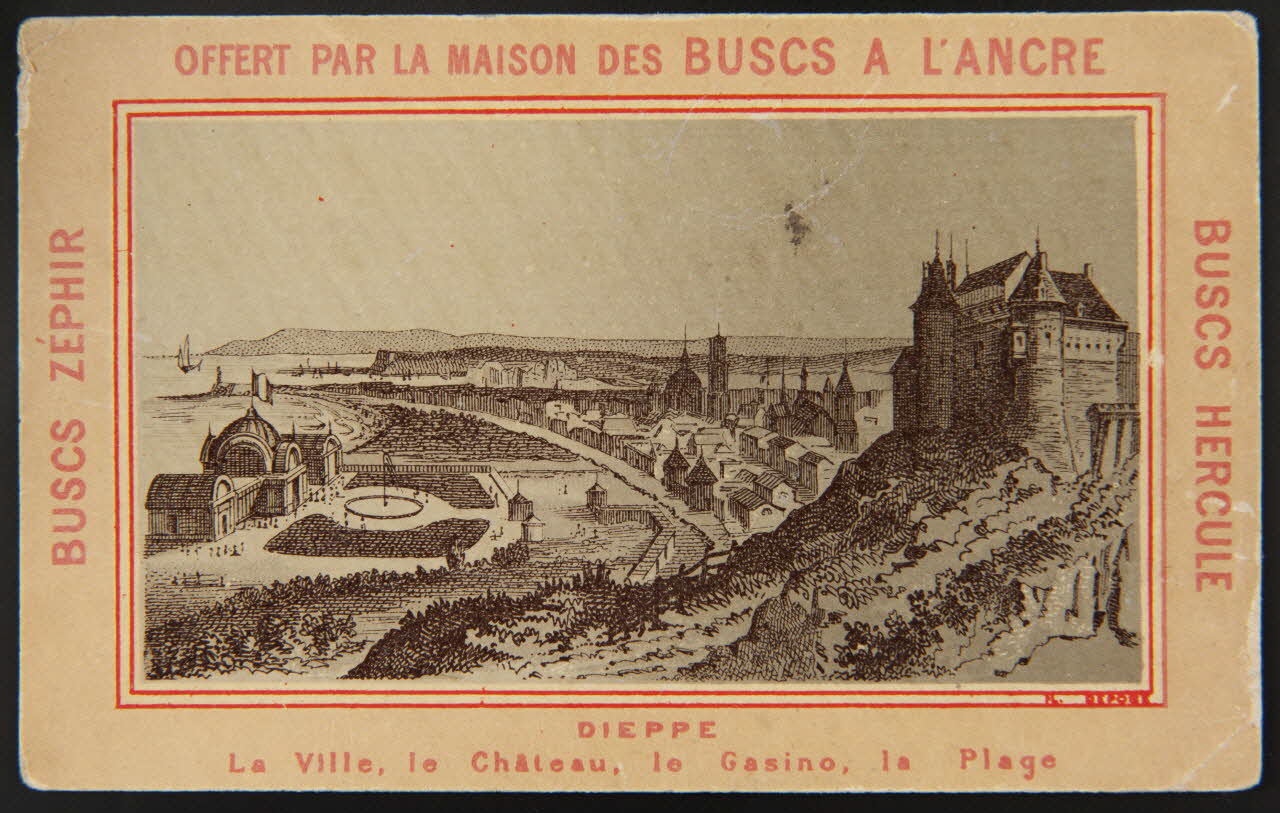 Imprimerie H. Laas carte réclame chromo Paris 1878-1905 1995.1.996.54 Photo