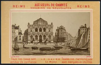 Imprimerie H. Laas carte réclame chromo Paris 1878-1905 1995.1.996.55 Photo