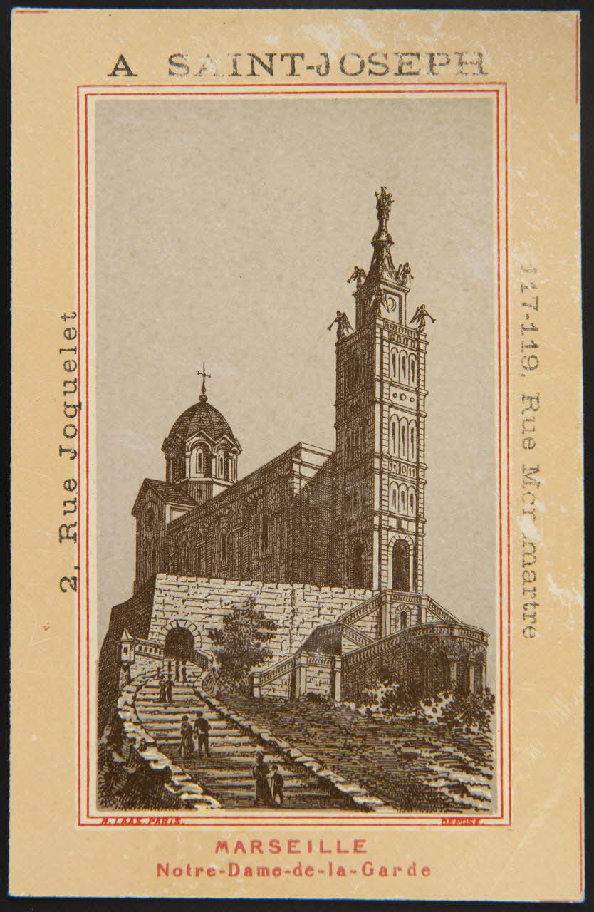 Imprimerie H. Laas carte réclame chromo Paris 1878-1905 1995.1.996.56 Photo