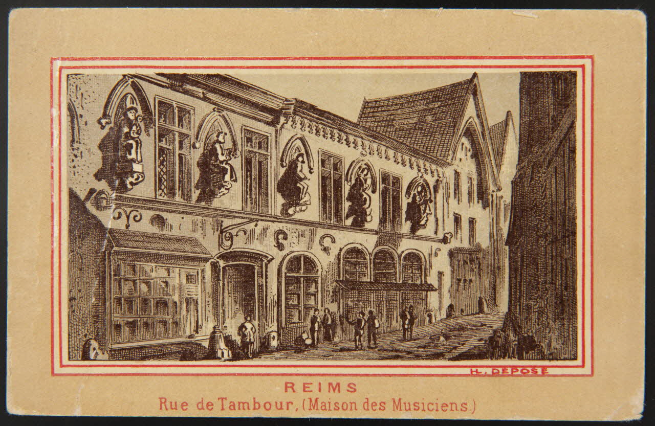 Imprimerie H. Laas carte réclame chromo Paris 1878-1905 1995.1.996.59 Photo