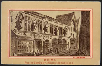 Imprimerie H. Laas carte réclame chromo Paris 1878-1905 1995.1.996.59 Photo