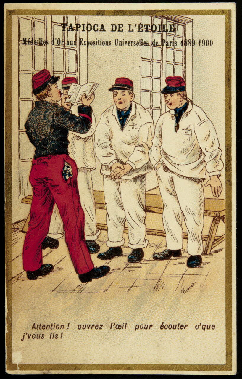 Imprimerie H. Laas carte réclame chromo Paris 1878-1905 1995.1.997.2 Photo