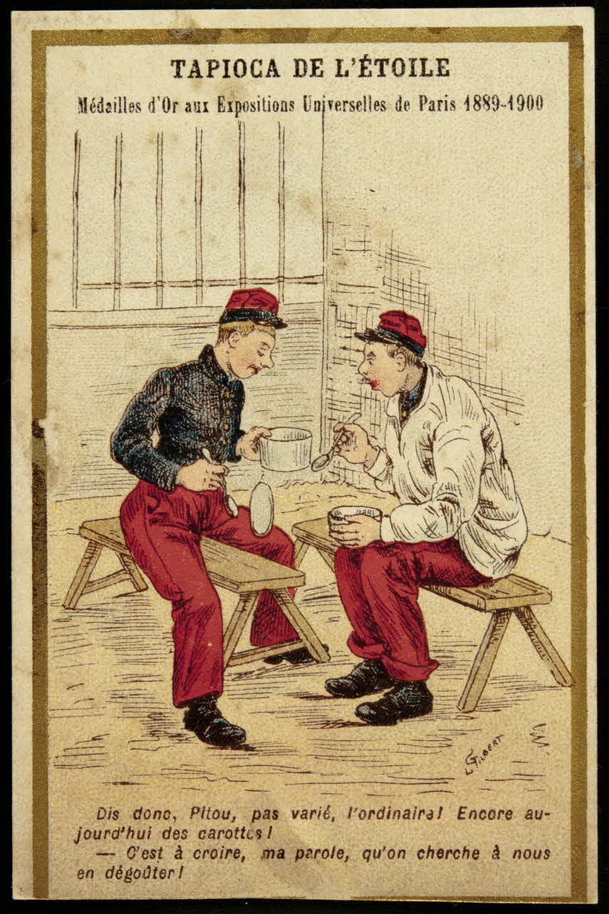 Imprimerie H. Laas carte réclame chromo Paris 1878-1905 1995.1.997.5 Photo