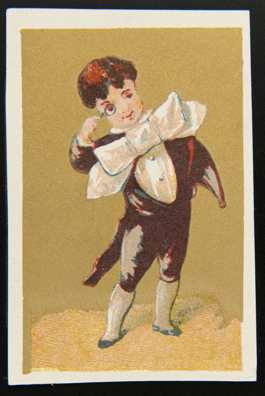 carte réclame chromo Paris 1920 1995.1.998.18 Photo