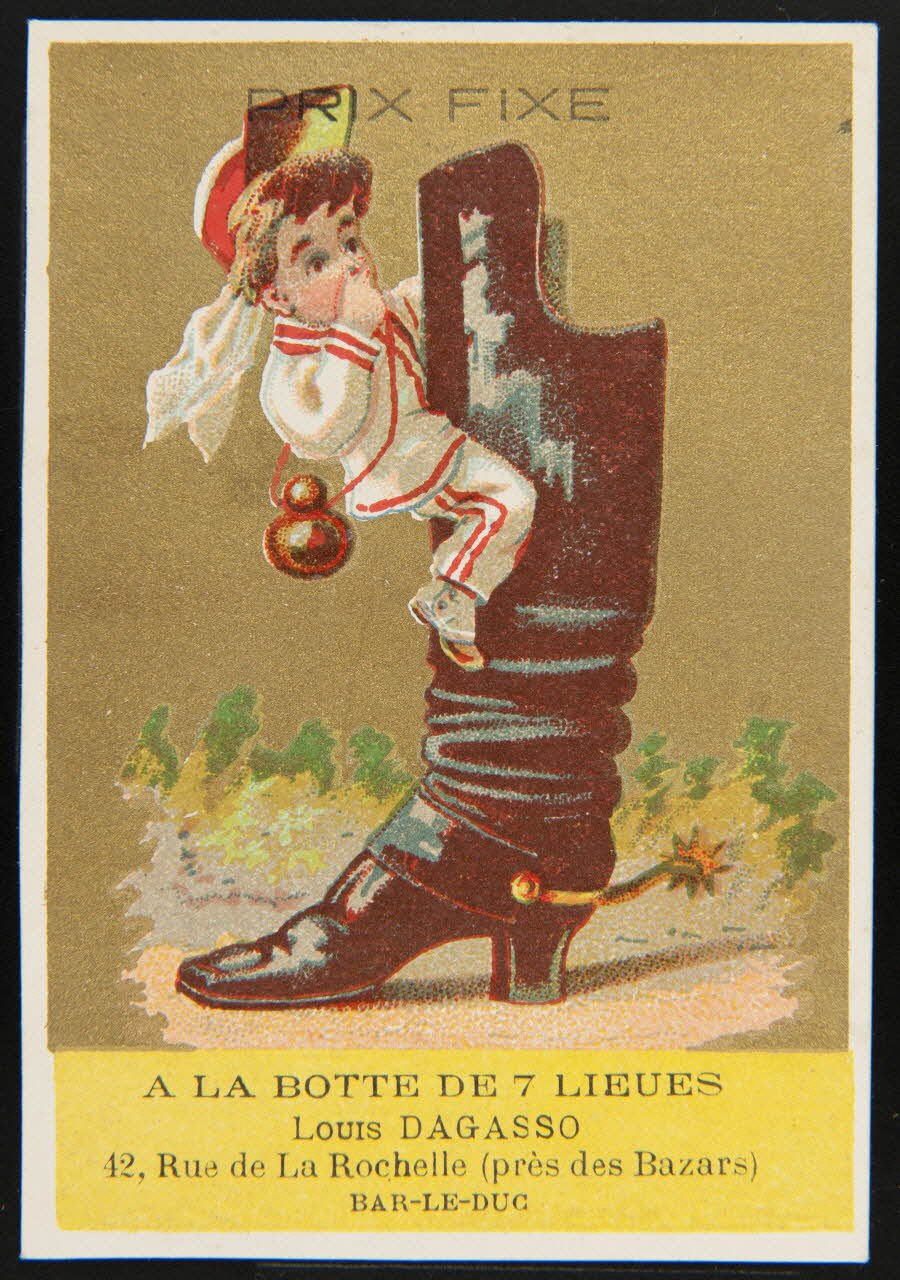 Lessertisseux carte réclame chromo Paris 1920 1995.1.998.2 Photo