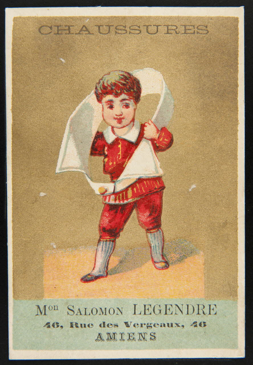 carte réclame chromo Paris 1920 1995.1.998.20 Photo