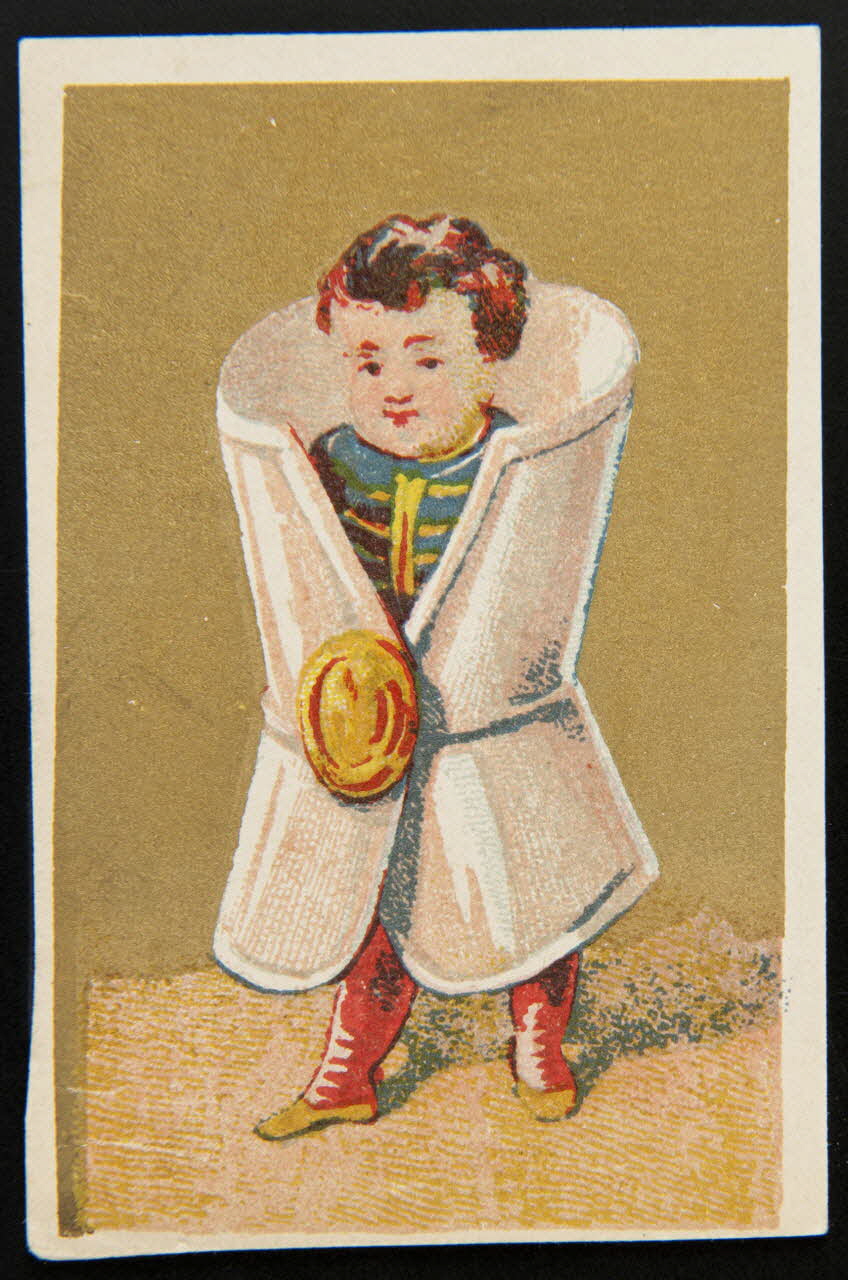 carte réclame chromo Paris 1920 1995.1.998.22 Photo