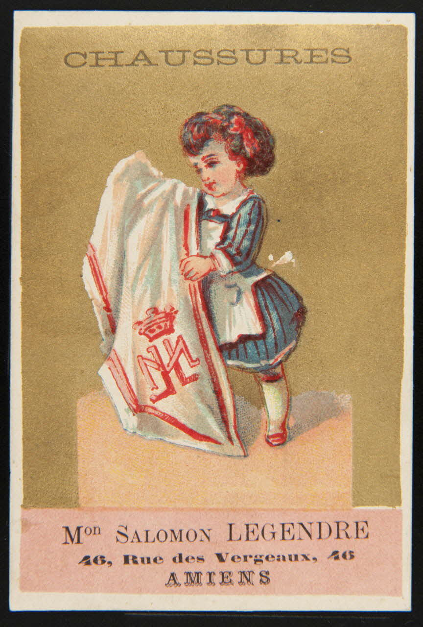 carte réclame chromo Paris 1920 1995.1.998.33 Photo