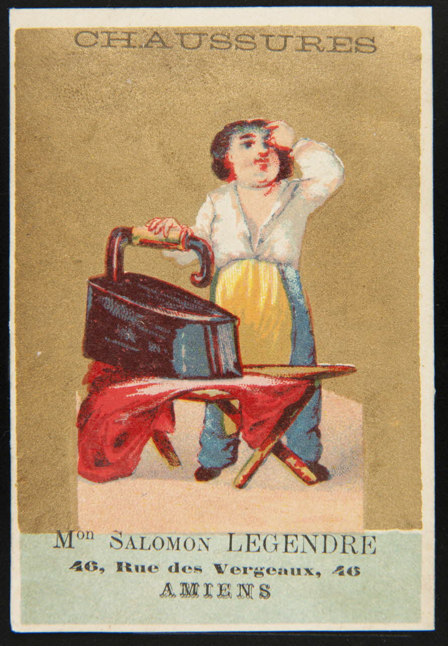 carte réclame chromo Paris 1920 1995.1.998.36 Photo