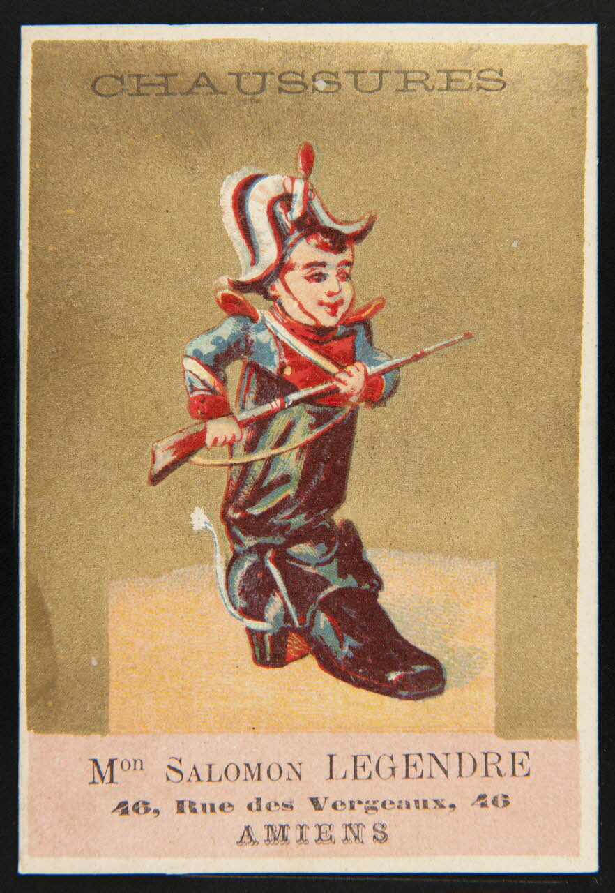 carte réclame chromo Paris 1920 1995.1.998.7 Photo