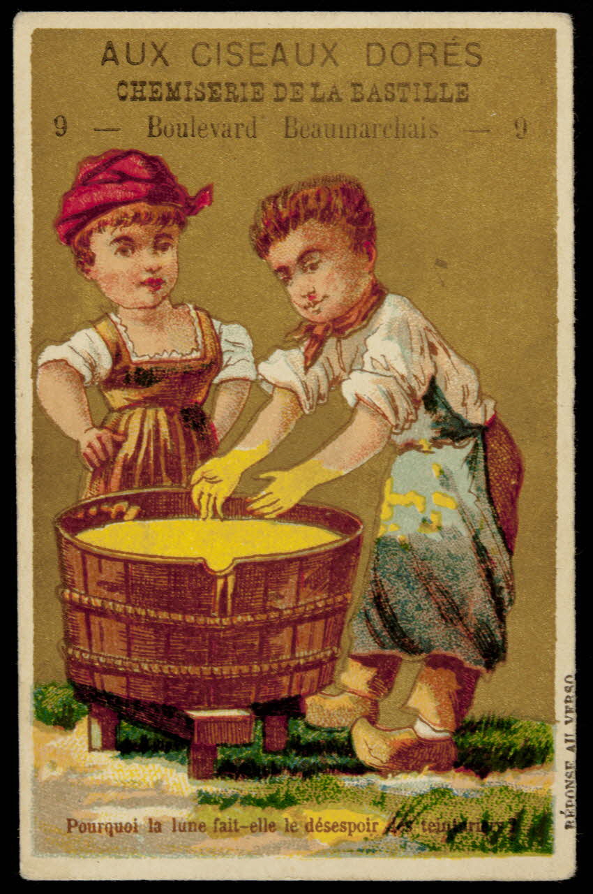 Imprimerie Dupuy Th. carte réclame chromo Paris 1920 1995.1.999.20 Photo