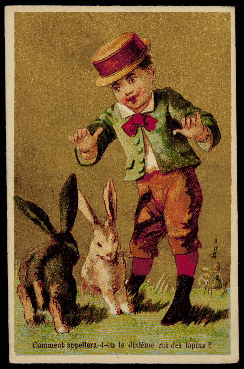 Imprimerie Dupuy Th. carte réclame chromo Paris 1920 1995.1.999.7 Photo