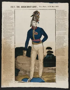 Fleuret ; Julienne imagerie ancienne DUC DE REICHSTADT, Né à Paris, le 20 mars 1811. Paris 1830-1832 1995.14.36 Photo