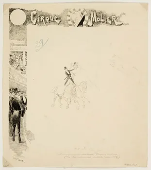 Caran d'Ache dessin Cirque Molier France 1884 1995.16.1 Photo