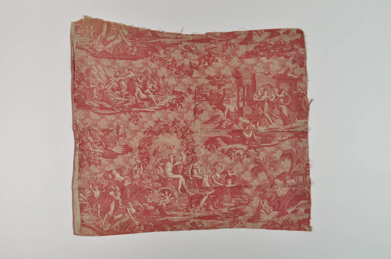 pièce de tissu Toile illustrée, "Le triomphe de Bacchus" 1967.119.439 Photo Mucem