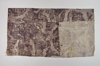 pièce de tissu Toile illustrée, "La chapelle de Guillaume Tell" Pays de la Loire, France 1815 1967.119.442 Photo Mucem