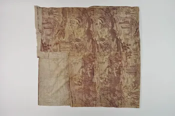 pièce de tissu Toile illustrée, "L'amour les conduit, l'amitié les ramène" 1967.119.450 Photo Mucem
