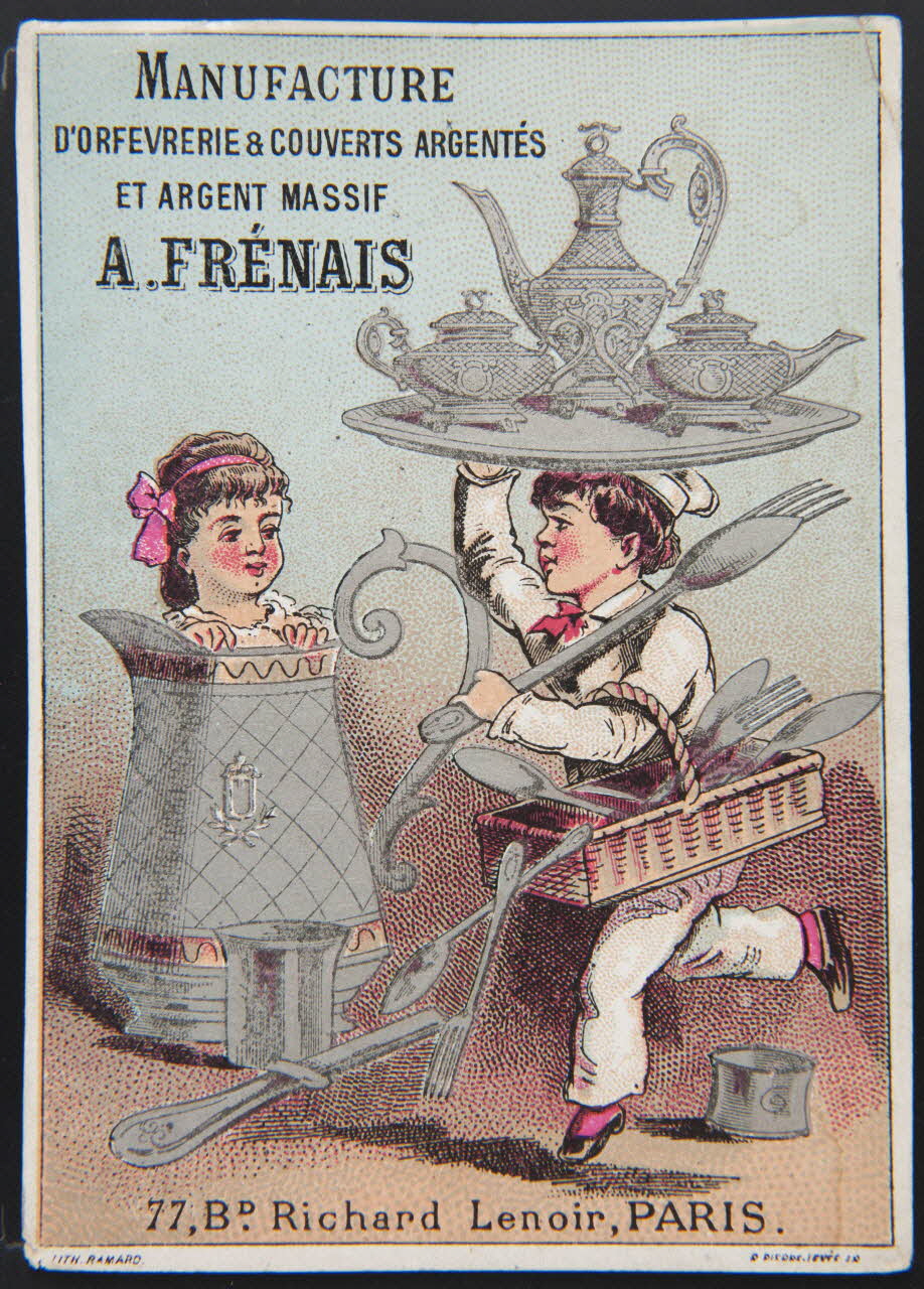 Ramard F. carte réclame chromo Paris 1870-1890 1996.40.1040.1 Photo