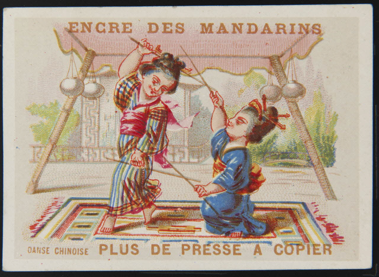 carte réclame chromo Paris 1870-1890 1996.40.1043.1 Photo