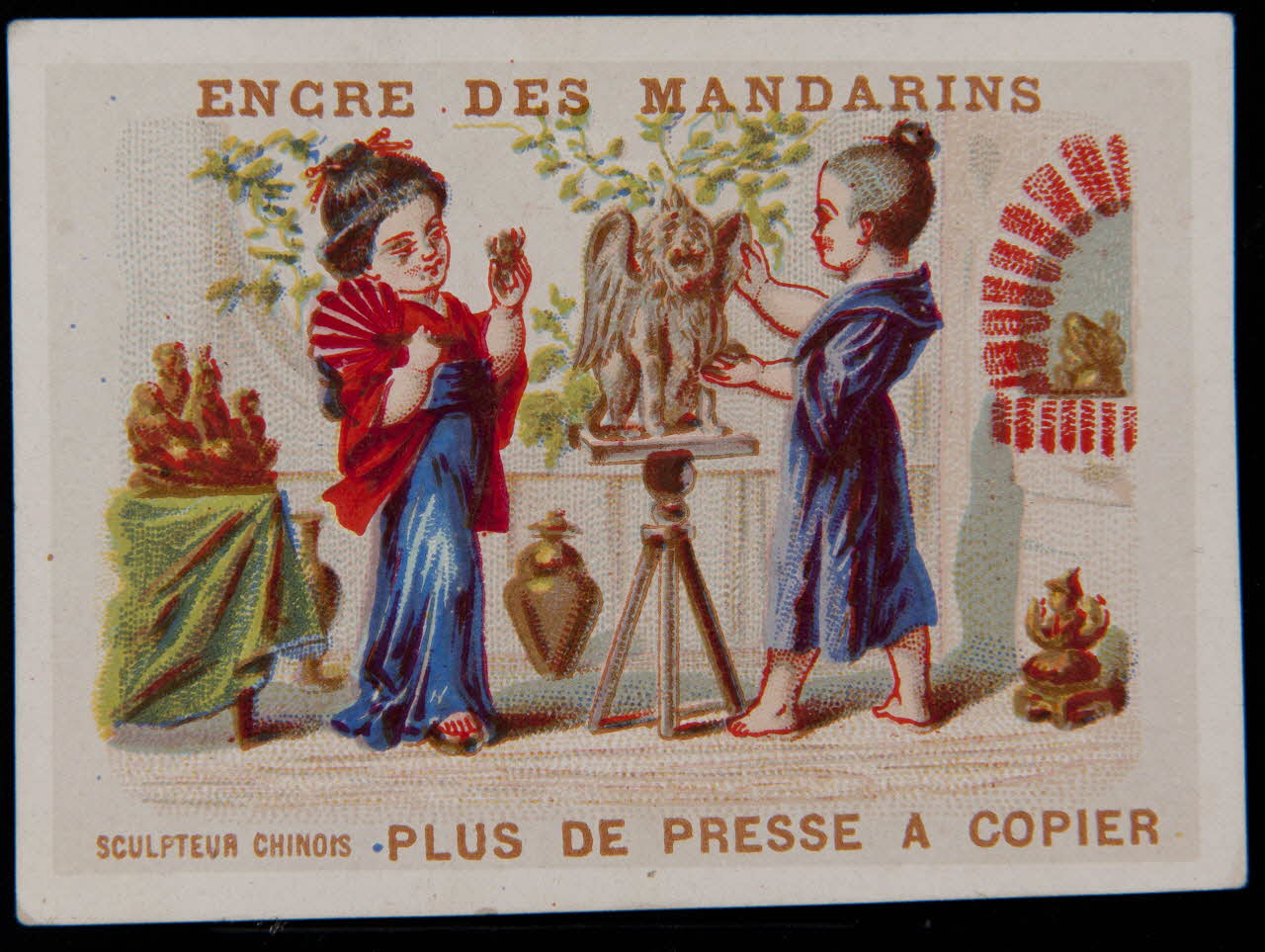 carte réclame chromo Paris 1870-1890 1996.40.1043.6 Photo