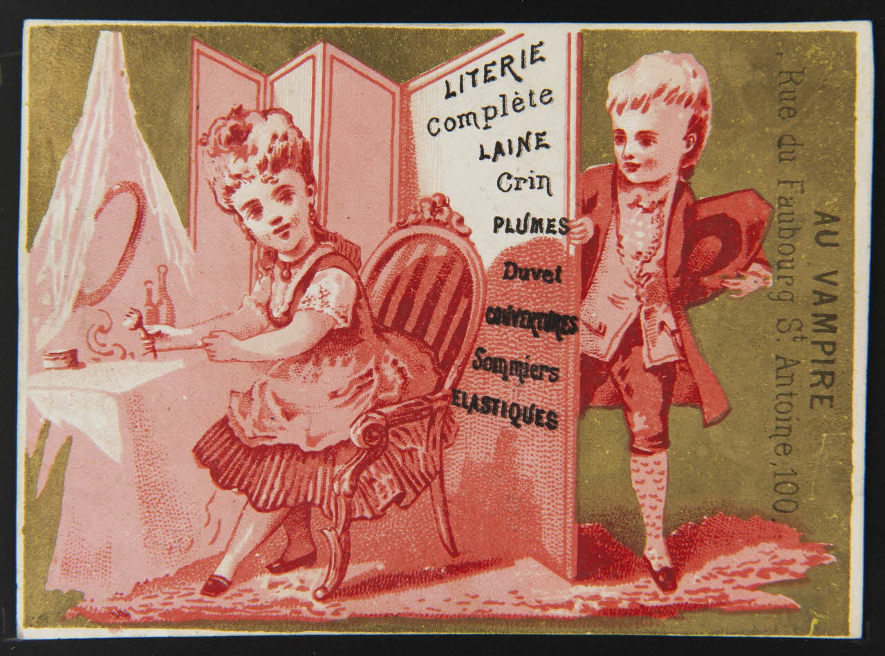 Ramard carte réclame chromo Paris 1870-1890 1996.40.1048.5 Photo