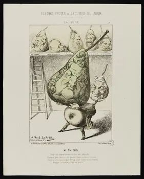 Alfred Le Petit ; Coulboeuf caricature M. THIERS. Paris 1871 1996.26.10 Photo