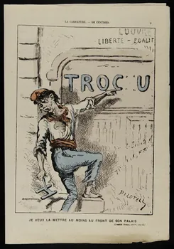 Pilotell ; Balitout ; Questroy caricature LA CARICATURE  POLITIQUE Paris 1871 1996.26.105 Photo