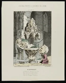 Alfred Le Petit ; Coulboeuf caricature M. DUPANLOUP. Paris 1871 1996.26.12 Photo