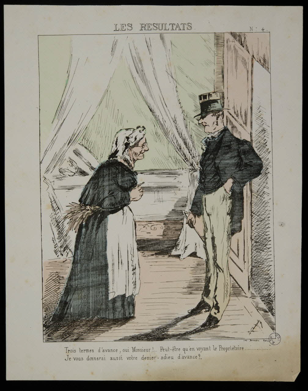 Chouquet L. ; Bonnaire caricature LES RESULTATS. Paris 1871 1996.26.22 Photo