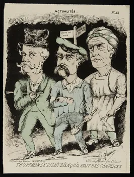 Renard E. ; Grognet ; Madre caricature ACTUALITES  N° 54  TROPPMAN DISAIT BIEN QU'IL AVAIT DES COMPLICES Paris 1870-1871 1996.26.30 Photo