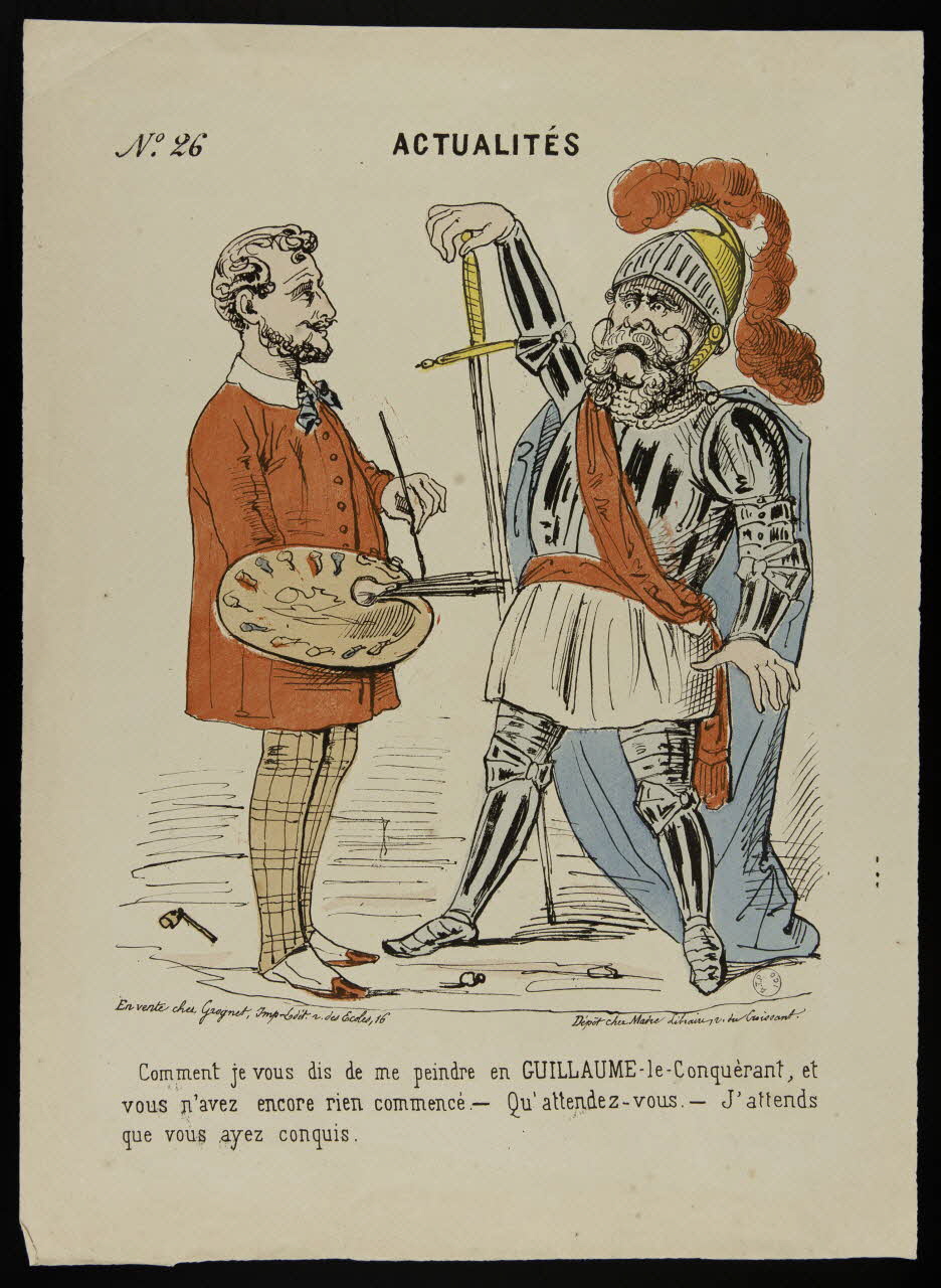 Grognet ; Madre caricature N° 26  ACTUALITES Paris 1870-1871 1996.26.46 Photo