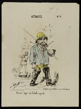 Klenck V. ; Grognet ; Madre caricature ACTUALITES.  N° 1. Paris 1870-1871 1996.26.47 Photo