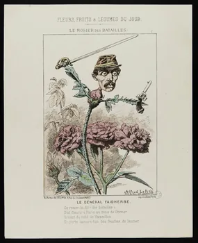 Alfred Le Petit ; Coulboeuf caricature LE GENERAL FAIDHERBE. Paris 1871 1996.26.5 Photo