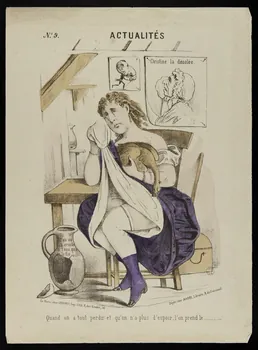 Grognet ; Madre caricature N° 9  ACTUALITES Paris 1870-1871 1996.26.53 Photo