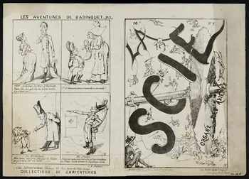 B. Moloch ; Talons caricature LES CIRCULAIRES DE MR THIERS  POUAH ! Paris 1870-1871 1996.26.68 Photo